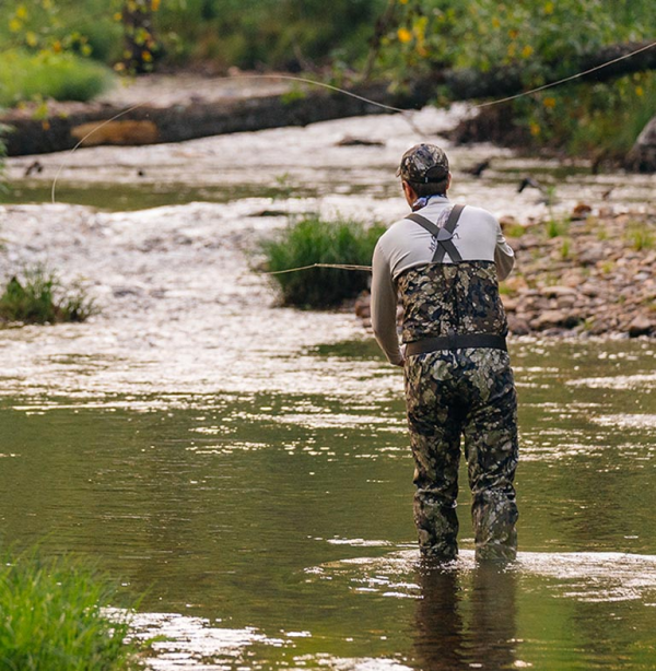 Simms G3 Guide Stockingfoot Waders Riparian Camo Action 3 Simms G3 Guide Stockingfoot Waders Riparian Camo Action 3